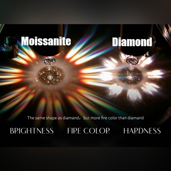 Sterling silver diamond necklace - Picture 7 of 9